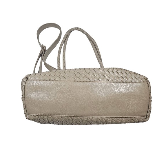 Basket Weave Woven Faux Leather Crossbody Shoulder Pocketbook Handbag Purse - Picture 3 of 5